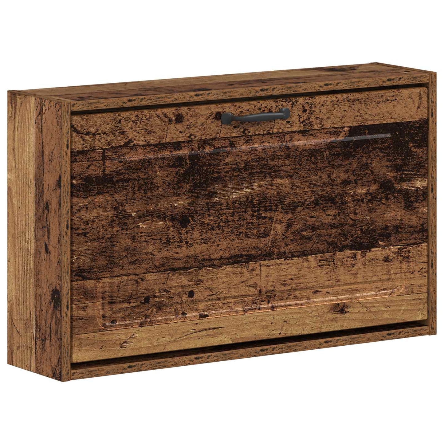Wandgemonteerde Schoenkast UTRECHT 71 x 17 x 43 cm Bewerkt hout