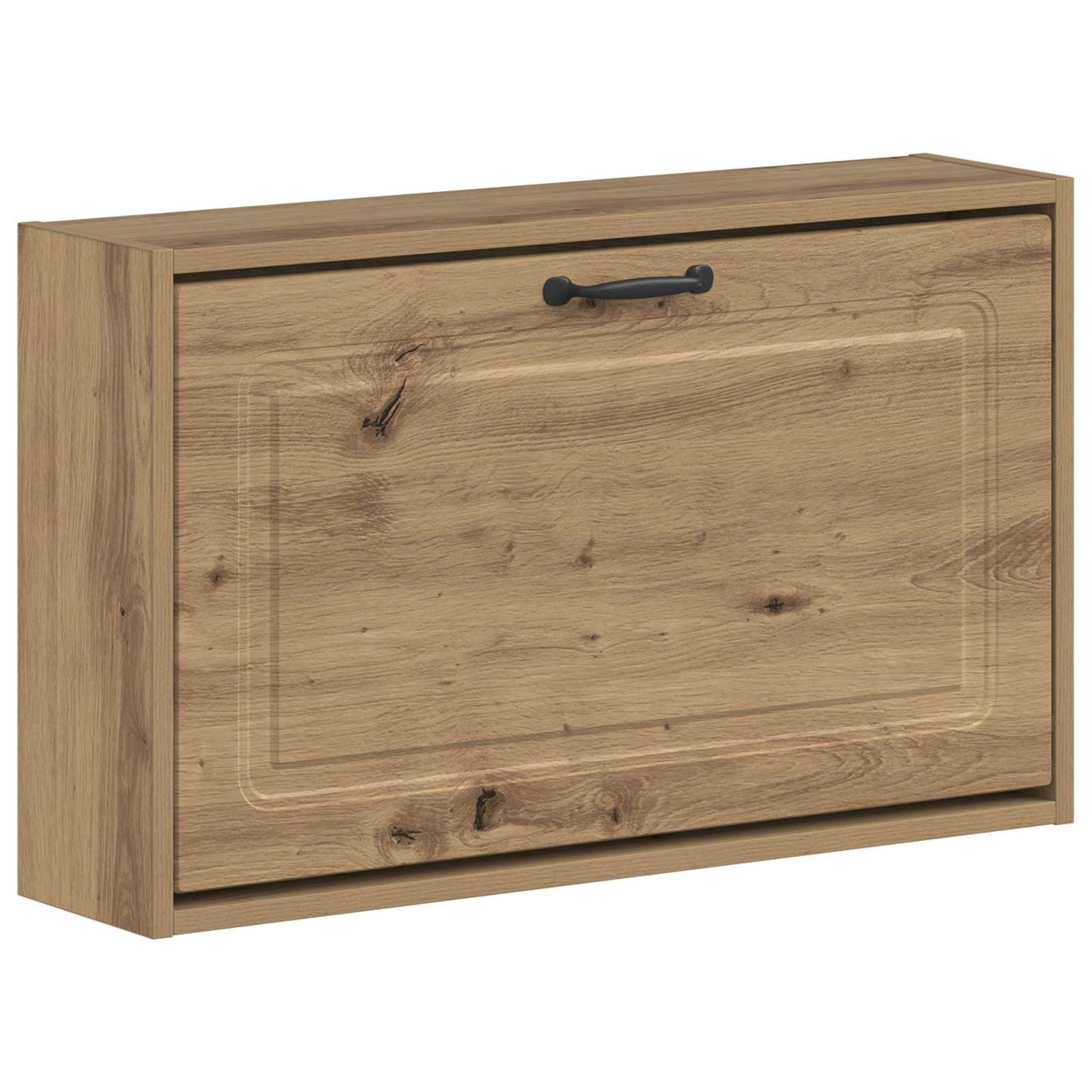 Wandgemonteerde Schoenkast UTRECHT 71 x 17 x 43 cm Bewerkt hout