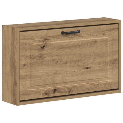 Wandgemonteerde Schoenkast UTRECHT 71 x 17 x 43 cm Bewerkt hout