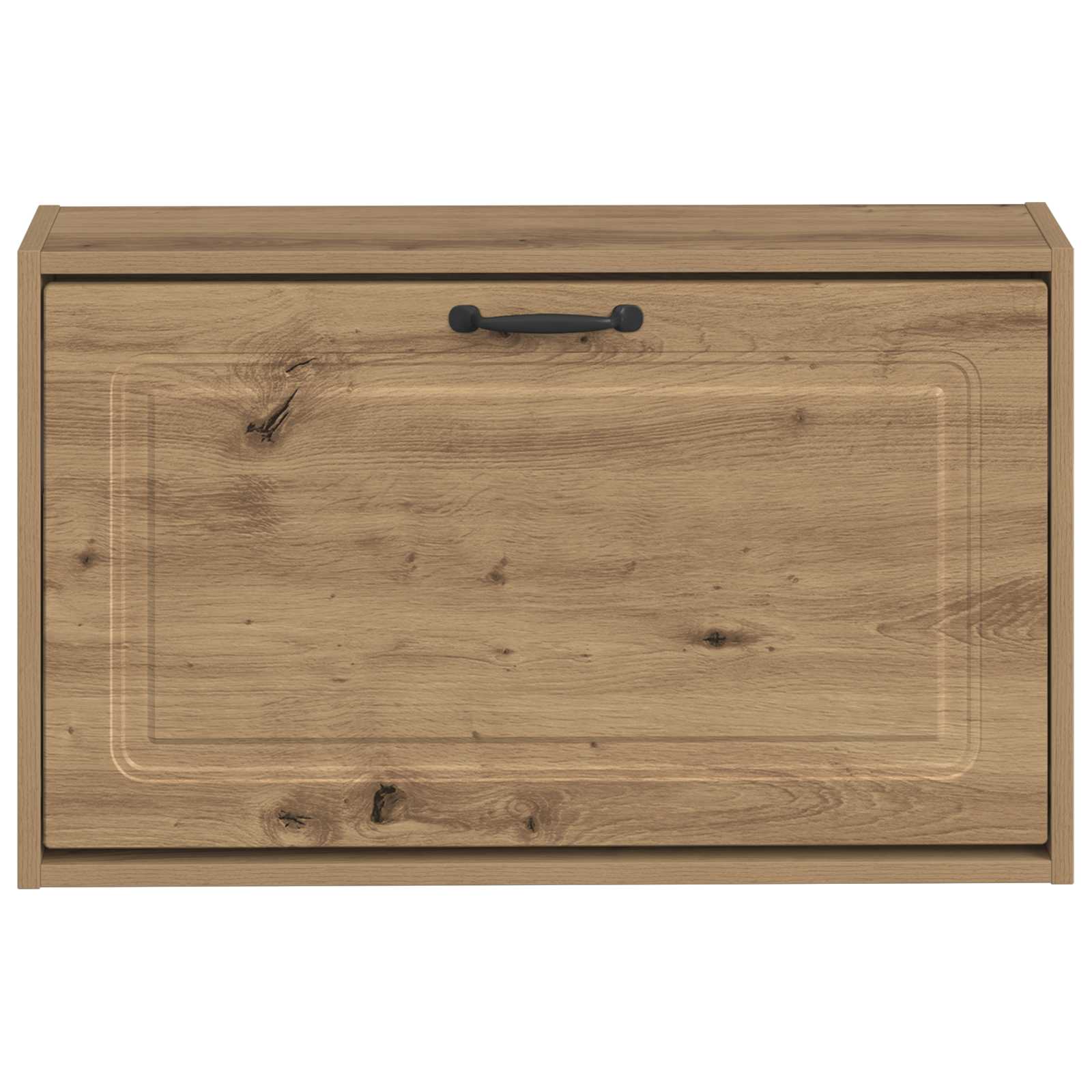 Wandgemonteerde Schoenkast UTRECHT 71 x 17 x 43 cm Bewerkt hout