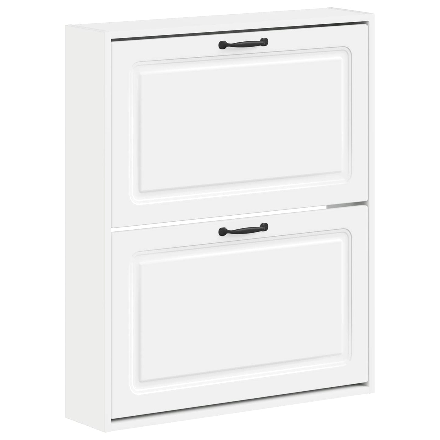 Wandgemonteerde Schoenkast UTRECHT 71 x 17 x 86 cm Bewerkt hout