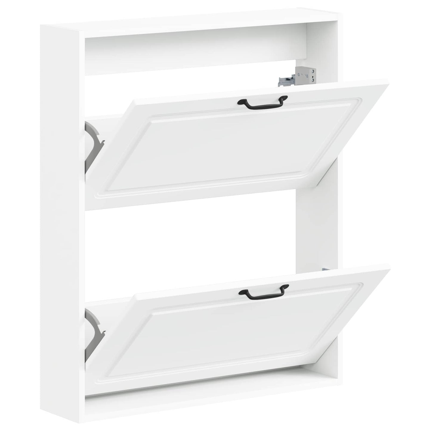 Wandgemonteerde Schoenkast UTRECHT 71 x 17 x 86 cm Bewerkt hout