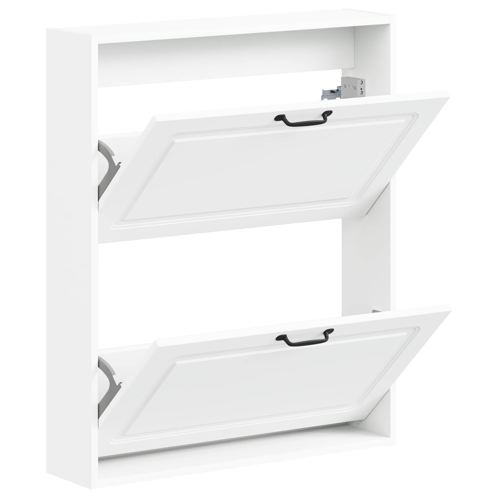 Wandgemonteerde Schoenkast UTRECHT 71 x 17 x 86 cm Bewerkt hout