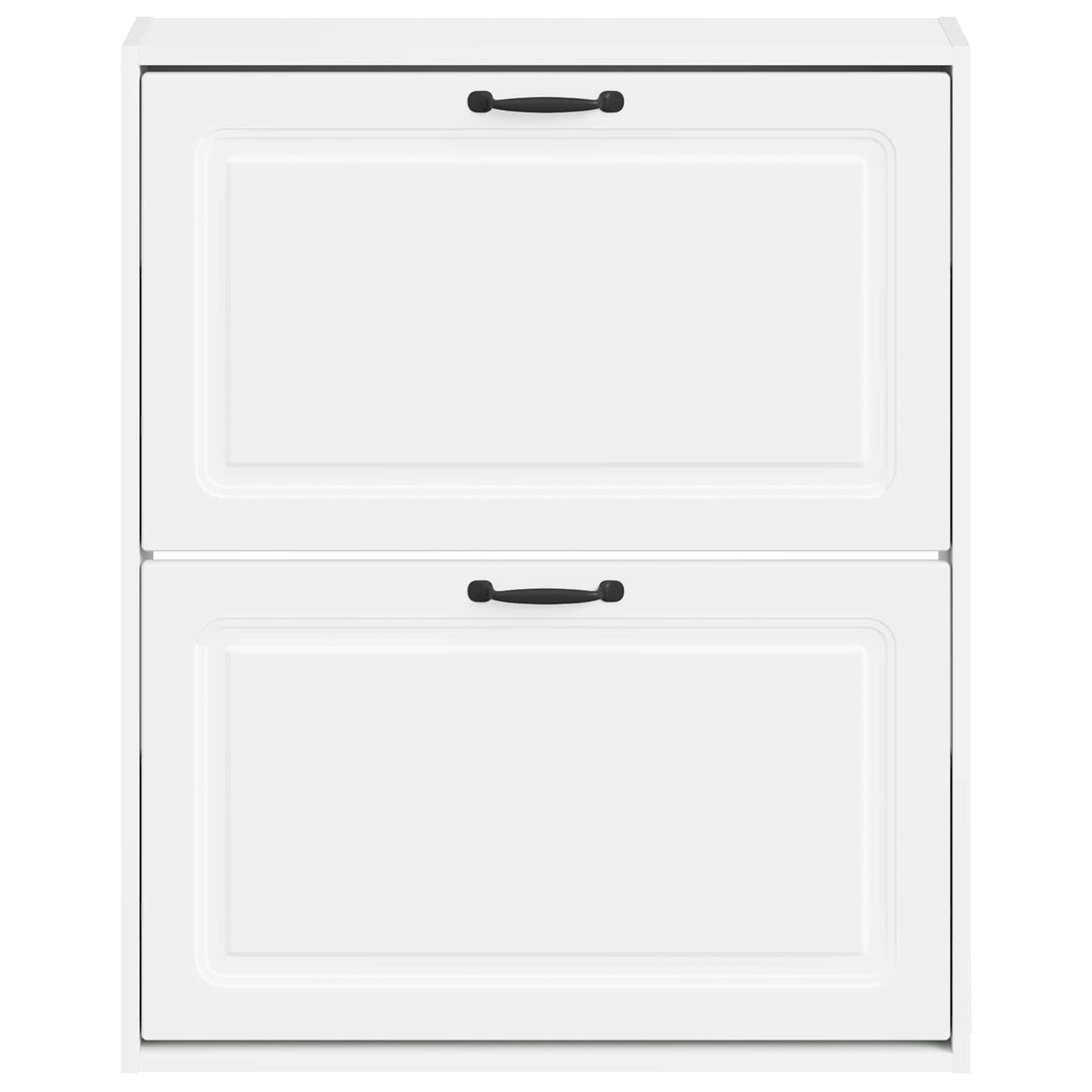 Wandgemonteerde Schoenkast UTRECHT 71 x 17 x 86 cm Bewerkt hout
