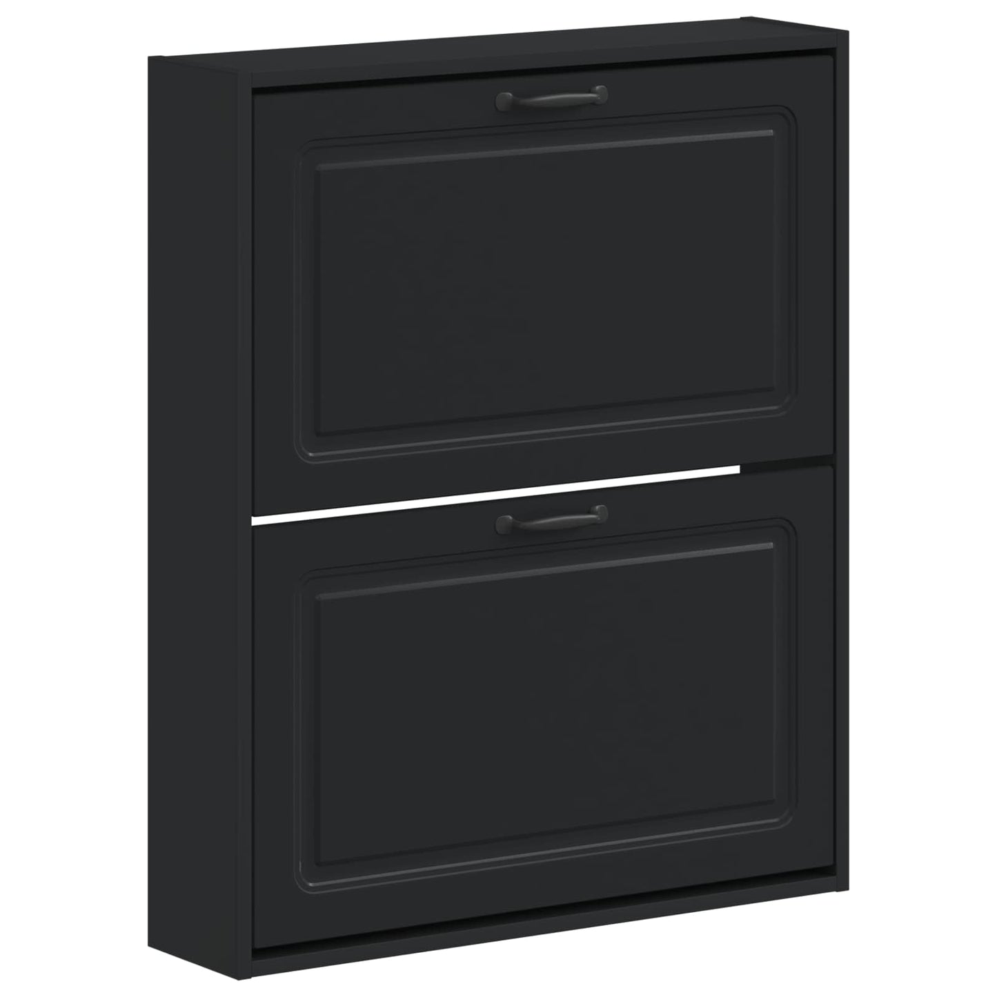 Wandgemonteerde Schoenkast UTRECHT 71 x 17 x 86 cm Bewerkt hout