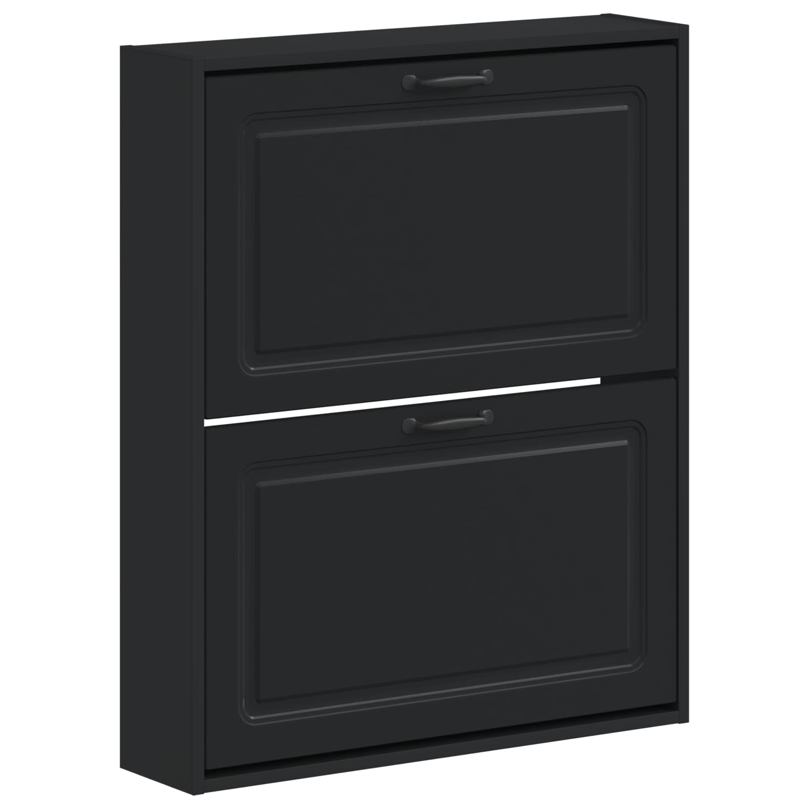 Wandgemonteerde Schoenkast UTRECHT 71 x 17 x 86 cm Bewerkt hout