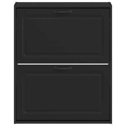 Wandgemonteerde Schoenkast UTRECHT 71 x 17 x 86 cm Bewerkt hout