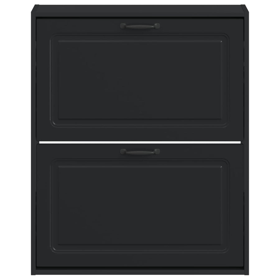 Wandgemonteerde Schoenkast UTRECHT 71 x 17 x 86 cm Bewerkt hout