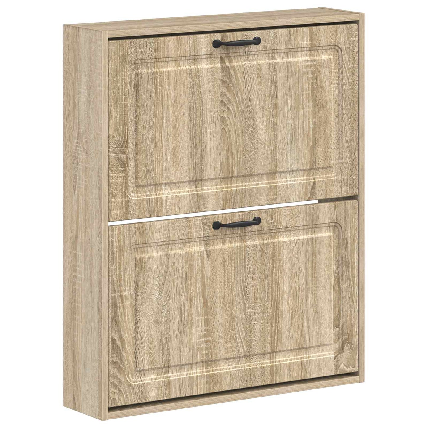 Wandgemonteerde Schoenkast UTRECHT 71 x 17 x 86 cm Bewerkt hout