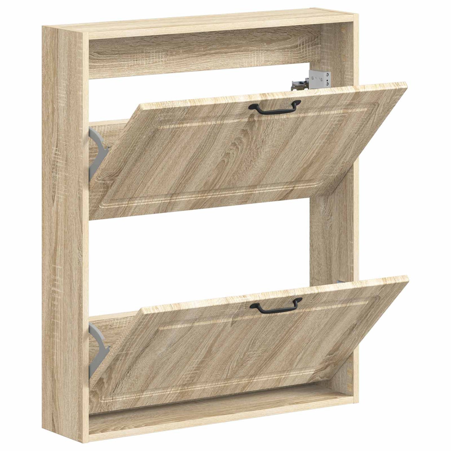 Wandgemonteerde Schoenkast UTRECHT 71 x 17 x 86 cm Bewerkt hout