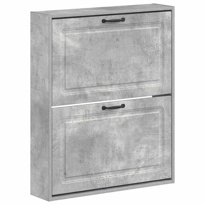 Wandgemonteerde Schoenkast UTRECHT 71 x 17 x 86 cm Bewerkt hout