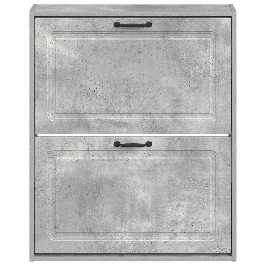 Wandgemonteerde Schoenkast UTRECHT 71 x 17 x 86 cm Bewerkt hout