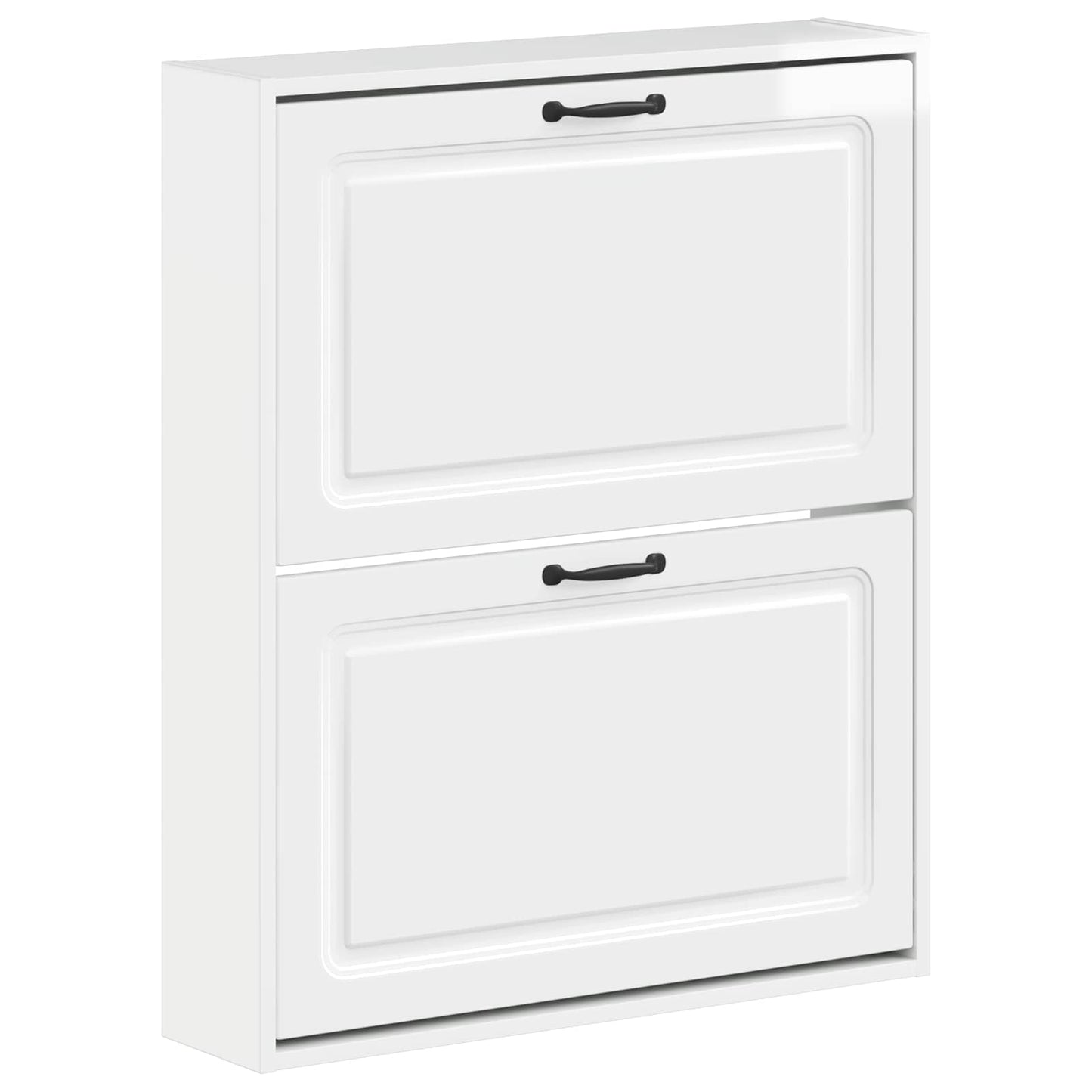 Wandgemonteerde Schoenkast UTRECHT 71 x 17 x 86 cm Bewerkt hout