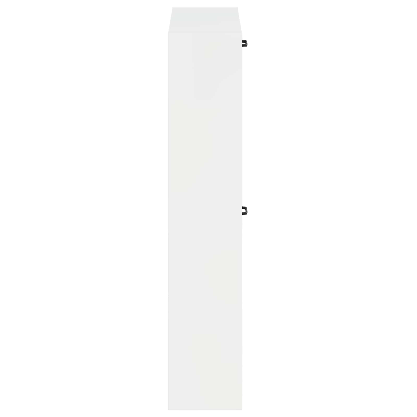 Wandgemonteerde Schoenkast UTRECHT 71 x 17 x 86 cm Bewerkt hout