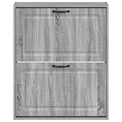 Wandgemonteerde Schoenkast UTRECHT 71 x 17 x 86 cm Bewerkt hout