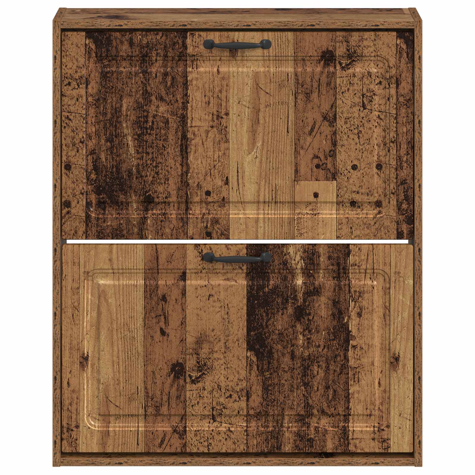 Wandgemonteerde Schoenkast UTRECHT 71 x 17 x 86 cm Bewerkt hout