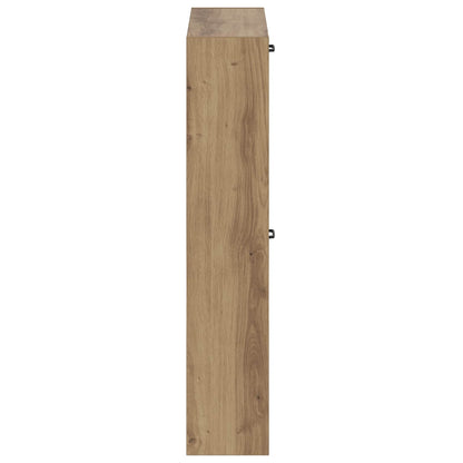 Wandgemonteerde Schoenkast UTRECHT 71 x 17 x 86 cm Bewerkt hout