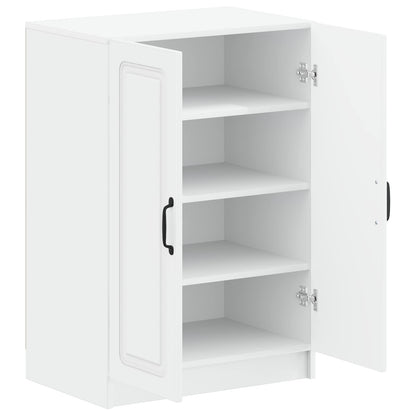 Schoenenkast UTRECHT 59,5 x 39,5 x 87 cm Bewerkt hout Wit