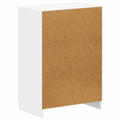 Schoenenkast UTRECHT 59,5 x 39,5 x 87 cm Bewerkt hout Wit