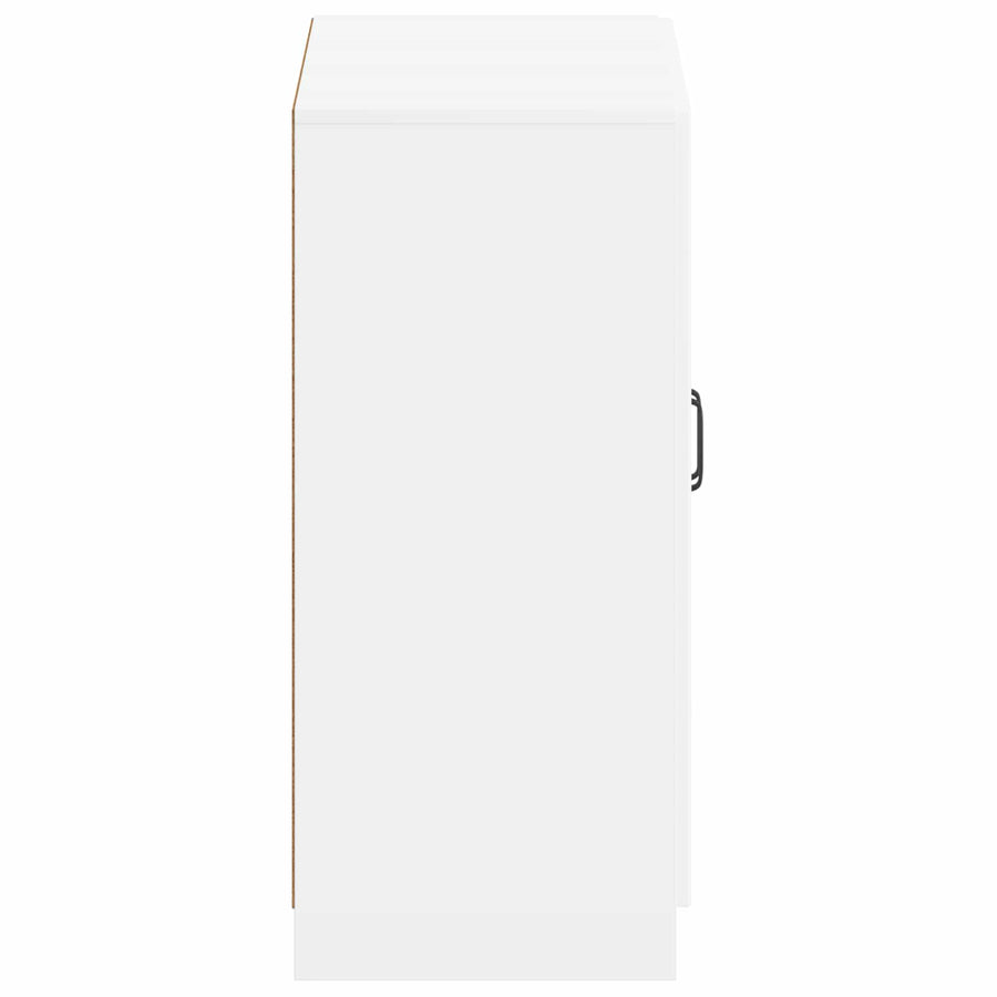 Schoenenkast UTRECHT 59,5 x 39,5 x 87 cm Bewerkt hout Wit