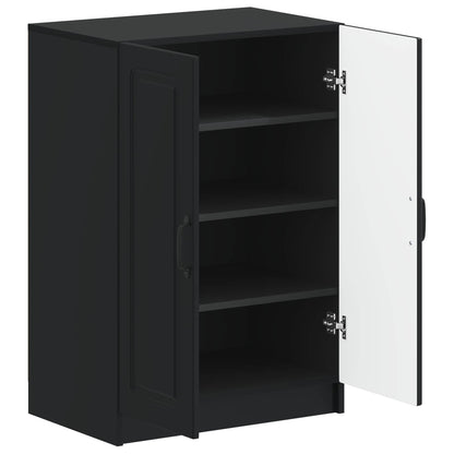 Schoenenkast UTRECHT 59,5 x 39,5 x 87 cm Bewerkt hout Zwart