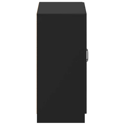 Schoenenkast UTRECHT 59,5 x 39,5 x 87 cm Bewerkt hout Zwart