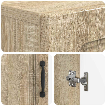 Schoenenkast UTRECHT 59,5 x 39,5 x 87 cm Bewerkt hout