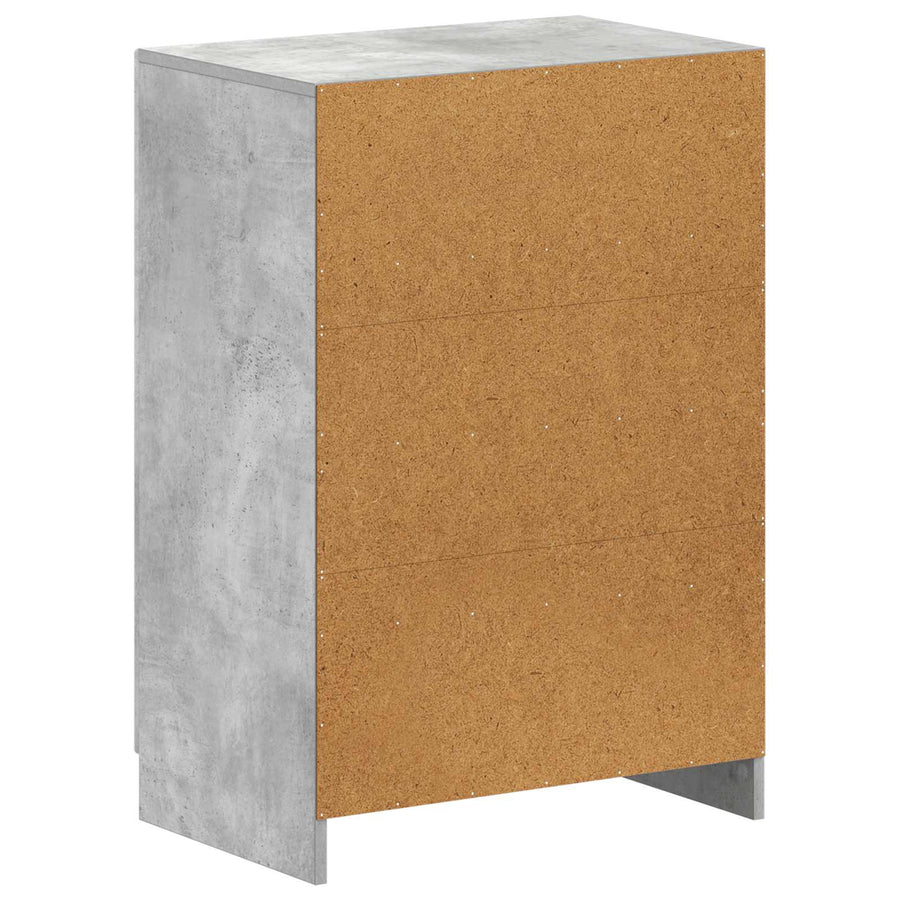 Schoenenkast UTRECHT 59,5 x 39,5 x 87 cm Bewerkt hout