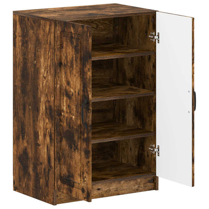 Schoenenkast UTRECHT 59,5 x 39,5 x 87 cm Bewerkt hout