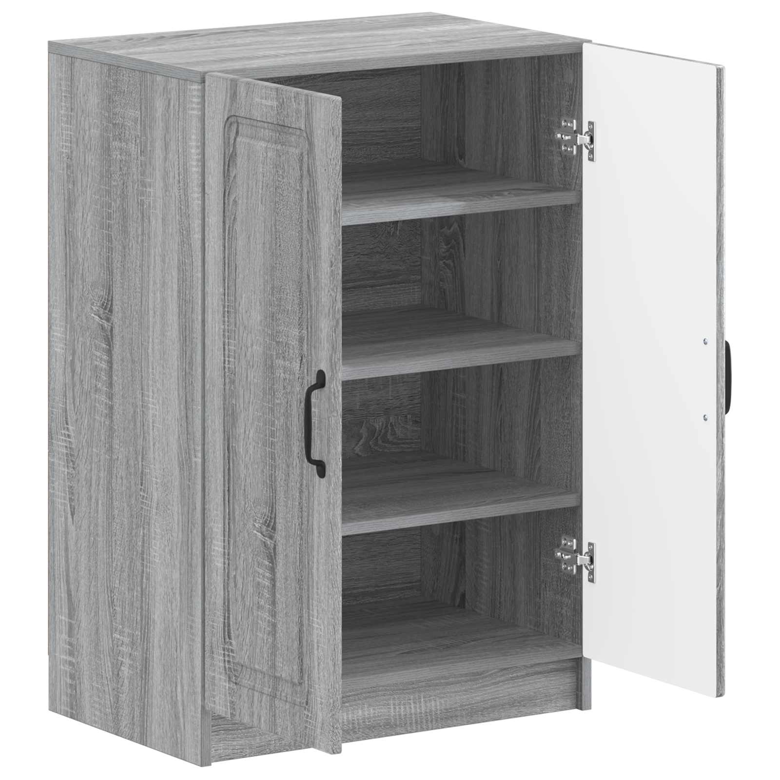 Schoenenkast UTRECHT 59,5 x 39,5 x 87 cm Bewerkt hout