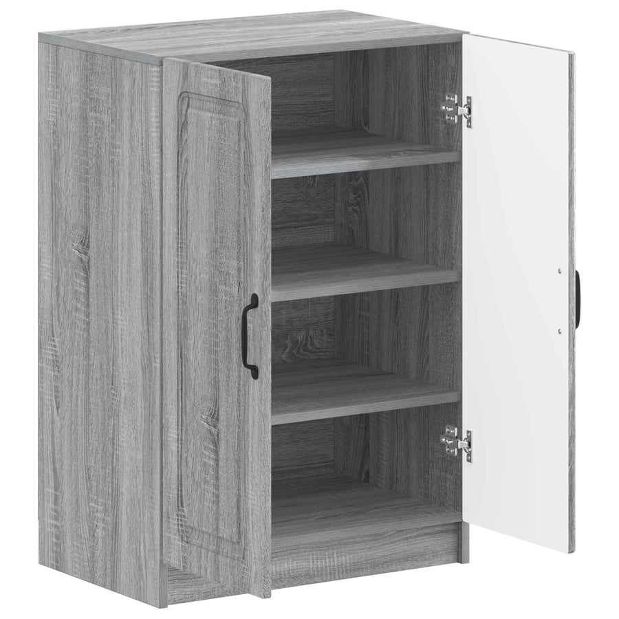 Schoenenkast UTRECHT 59,5 x 39,5 x 87 cm Bewerkt hout