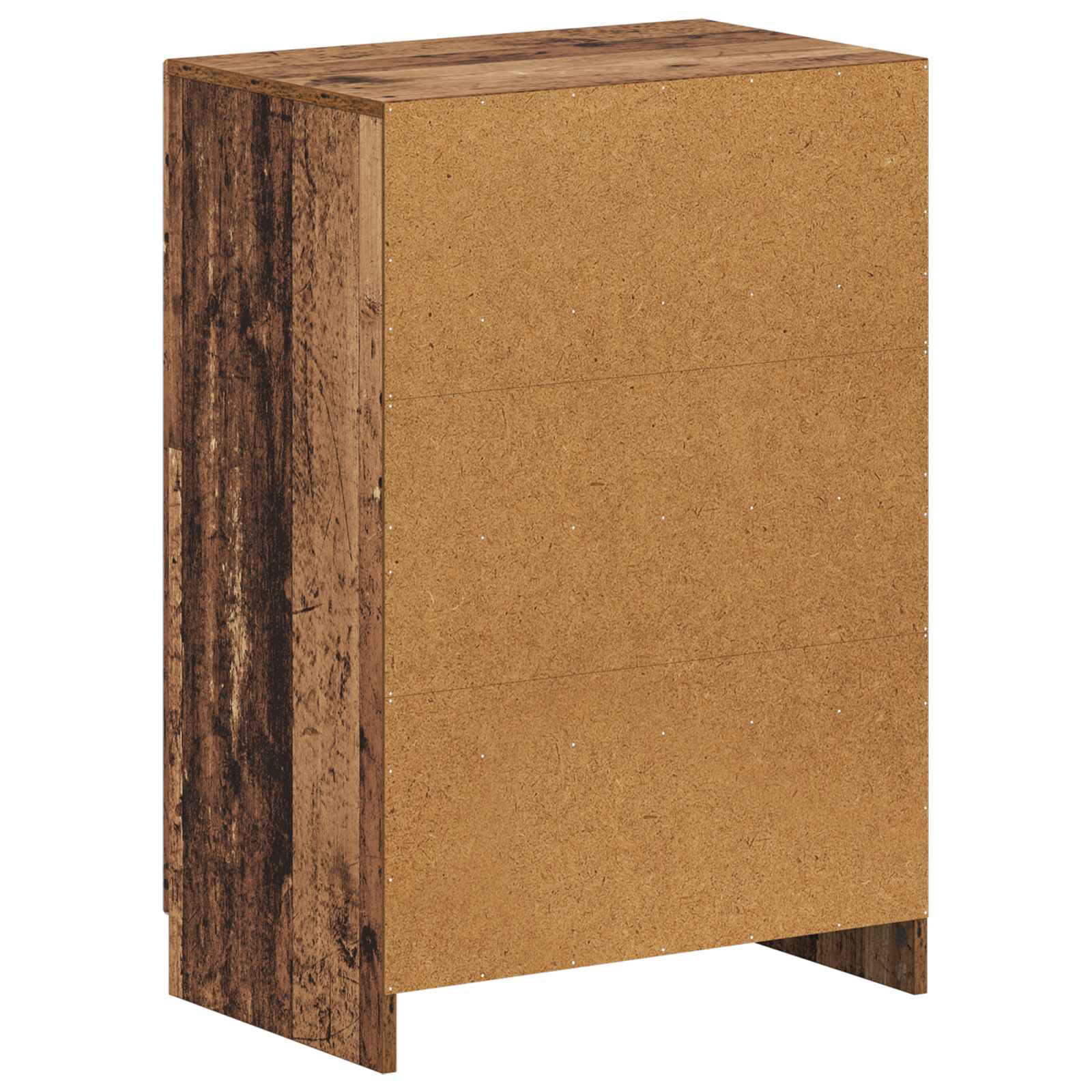 Schoenenkast UTRECHT 59,5 x 39,5 x 87 cm Bewerkt hout Oud hout