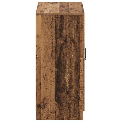 Schoenenkast UTRECHT 59,5 x 39,5 x 87 cm Bewerkt hout Oud hout