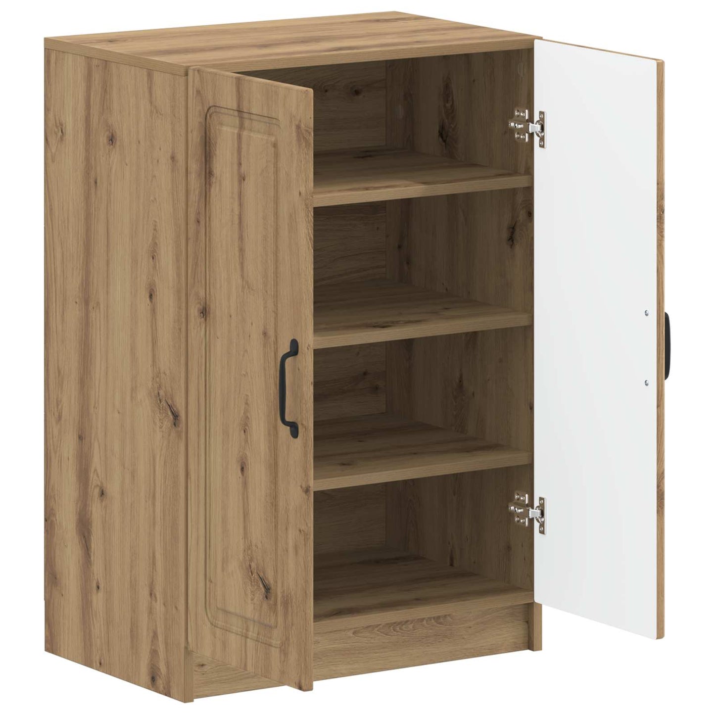 Schoenenkast UTRECHT 59,5 x 39,5 x 87 cm Bewerkt hout