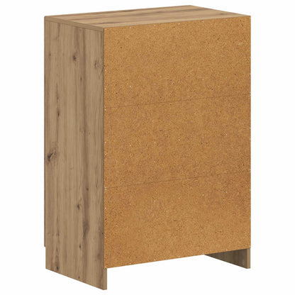 Schoenenkast UTRECHT 59,5 x 39,5 x 87 cm Bewerkt hout