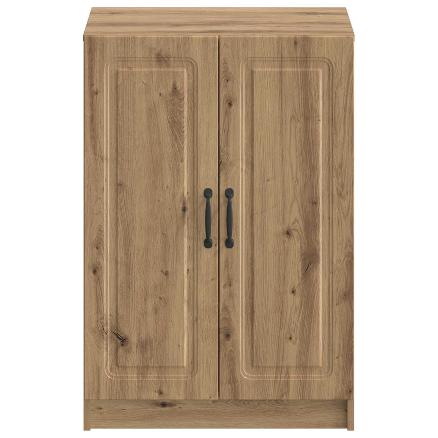 Schoenenkast UTRECHT 59,5 x 39,5 x 87 cm Bewerkt hout
