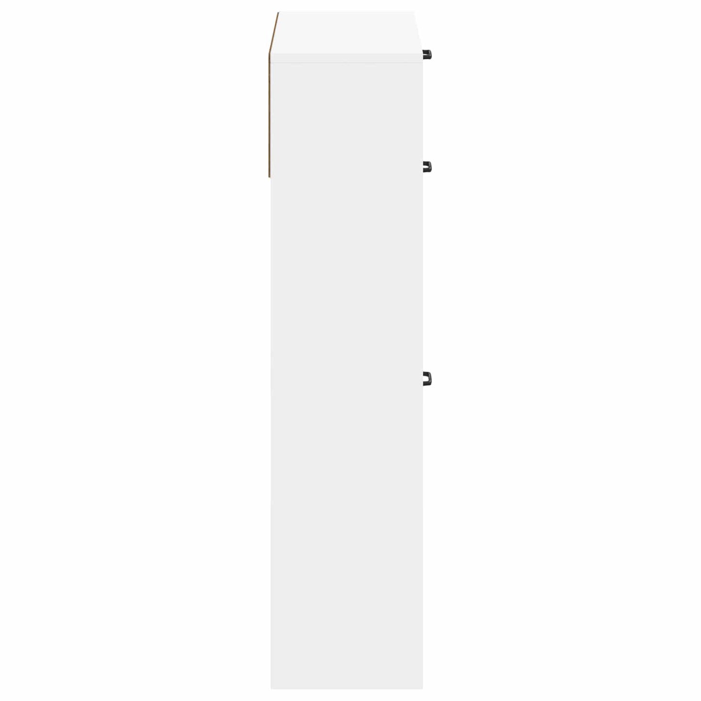 Schoenenkast UTRECHT 78 x 24 x 100 cm Bewerkt hout Wit