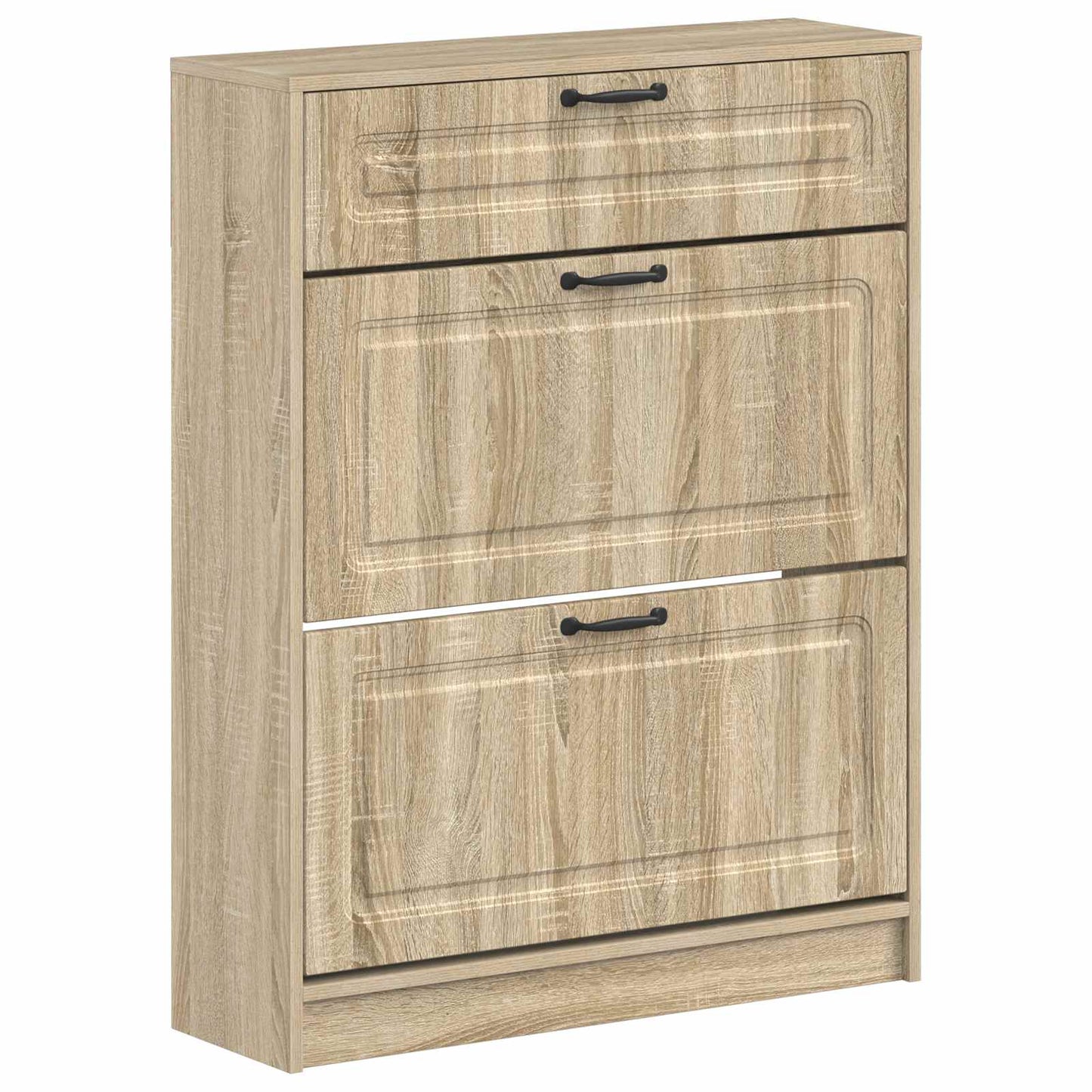 Schoenenkast UTRECHT 78 x 24 x 100 cm Bewerkt hout Sonoma Eiken