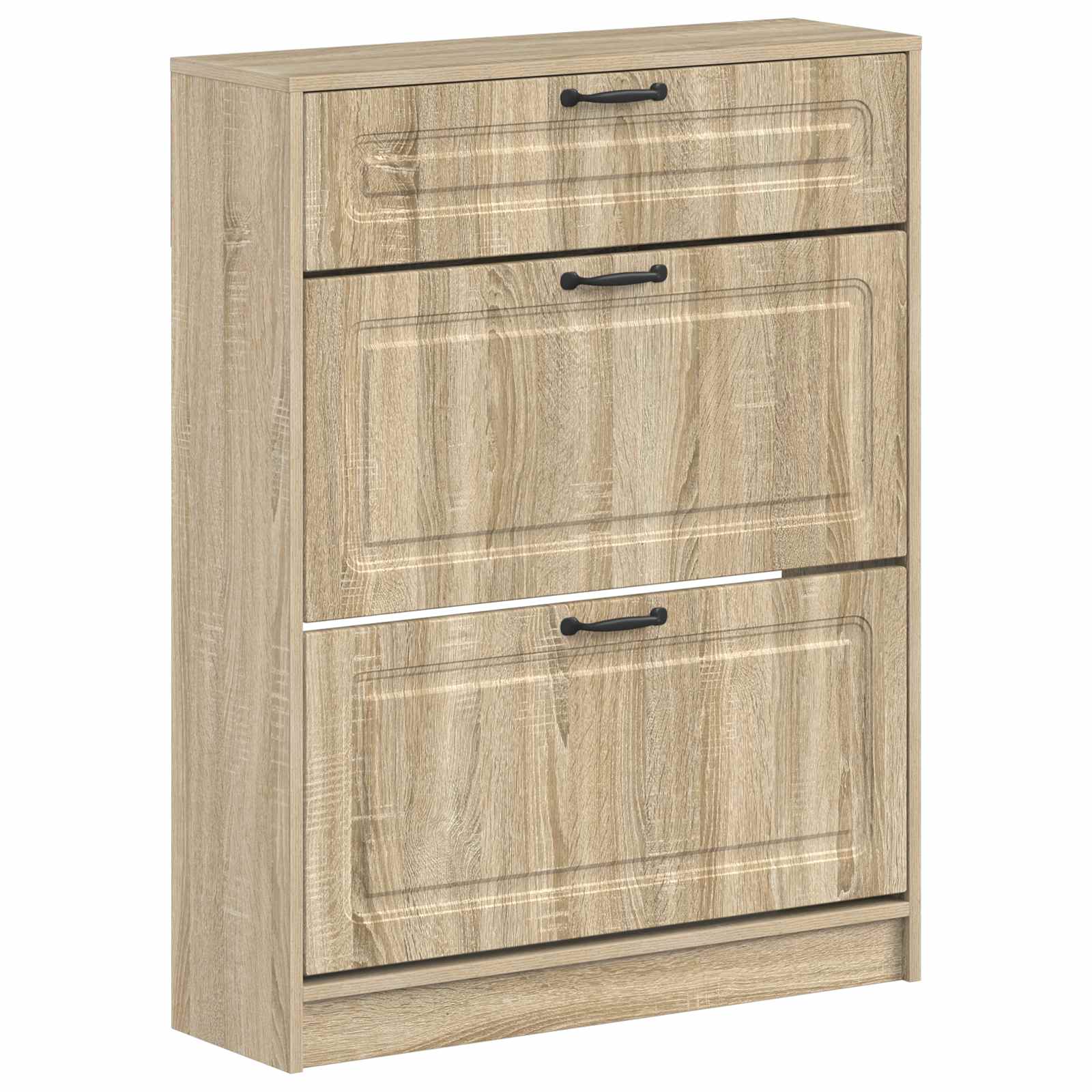 Schoenenkast UTRECHT 78 x 24 x 100 cm Bewerkt hout Sonoma Eiken