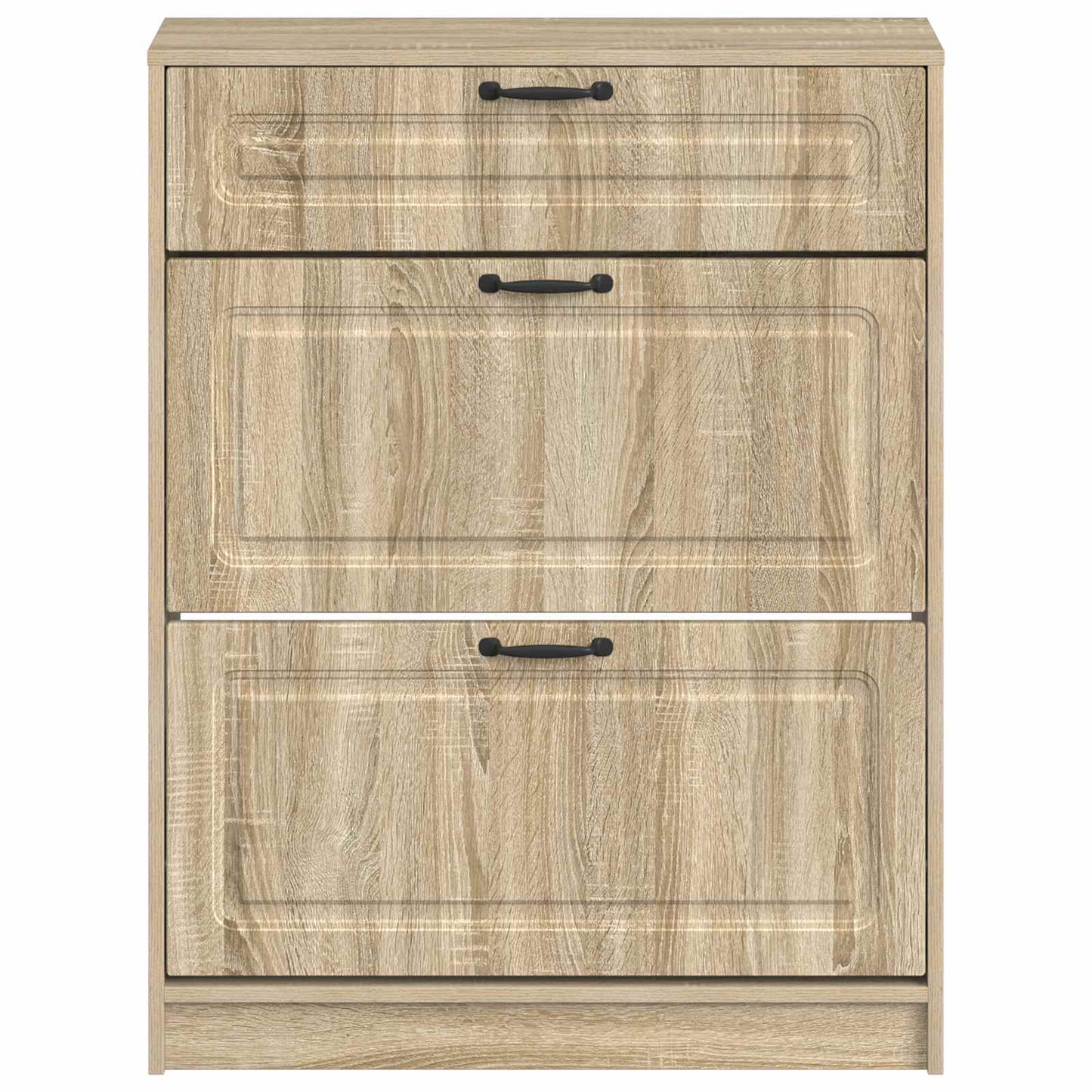 Schoenenkast UTRECHT 78 x 24 x 100 cm Bewerkt hout Sonoma Eiken