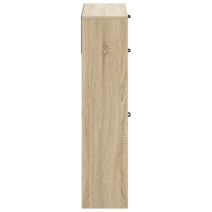 Schoenenkast UTRECHT 78 x 24 x 100 cm Bewerkt hout Sonoma Eiken