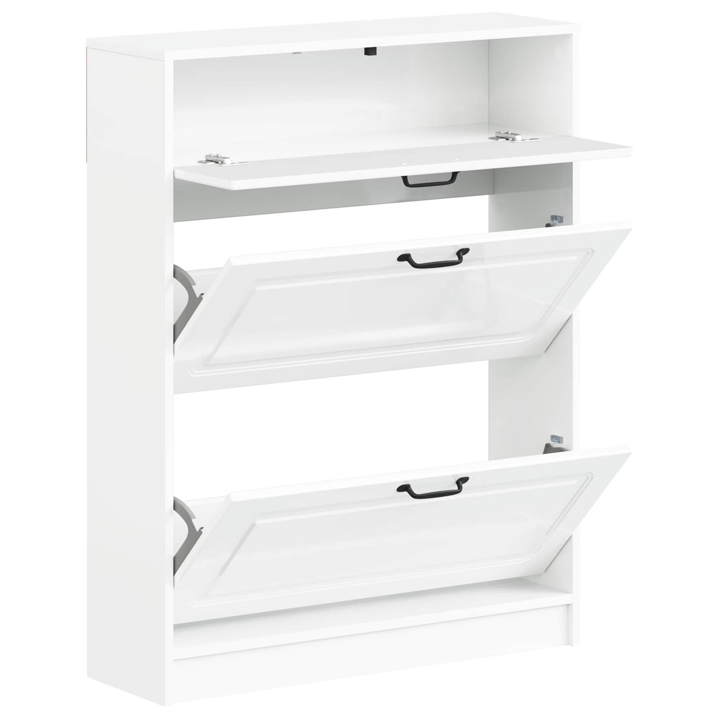 Schoenenkast UTRECHT 78 x 24 x 100 cm Bewerkt hout