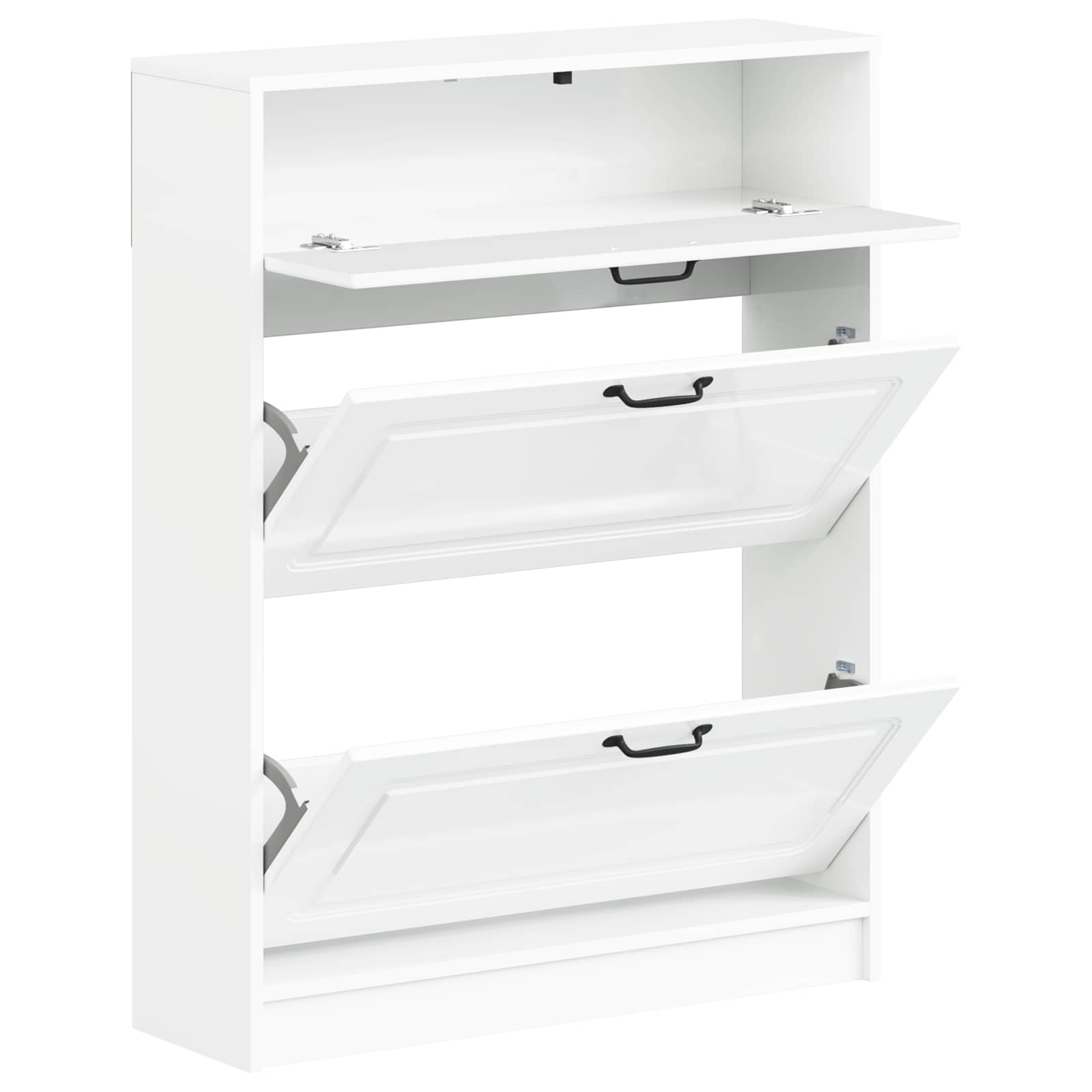 Schoenenkast UTRECHT 78 x 24 x 100 cm Bewerkt hout