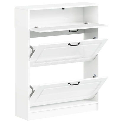 Schoenenkast UTRECHT 78 x 24 x 100 cm Bewerkt hout