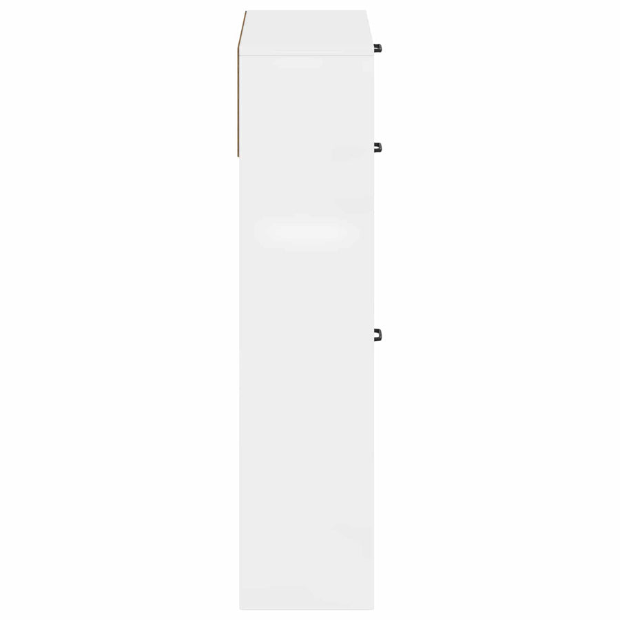 Schoenenkast UTRECHT 78 x 24 x 100 cm Bewerkt hout