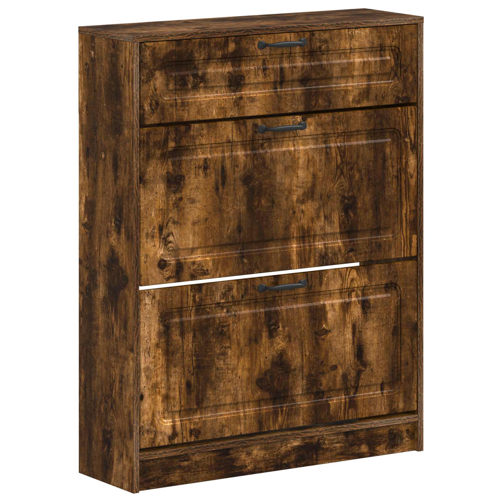Schoenenkast UTRECHT 78 x 24 x 100 cm Bewerkt hout
