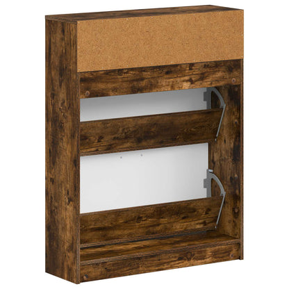 Schoenenkast UTRECHT 78 x 24 x 100 cm Bewerkt hout