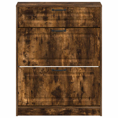 Schoenenkast UTRECHT 78 x 24 x 100 cm Bewerkt hout