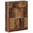 Schoenenkast Utrecht 78x24x100 cm bewerkt hout oud hout