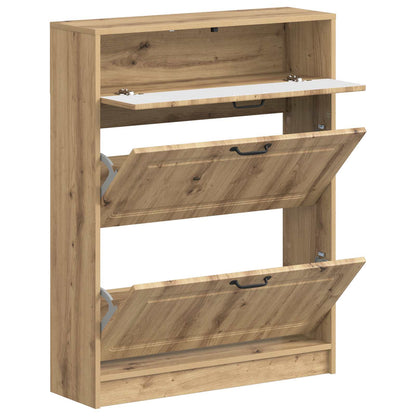 Schoenenkast UTRECHT 78 x 24 x 100 cm Bewerkt hout
